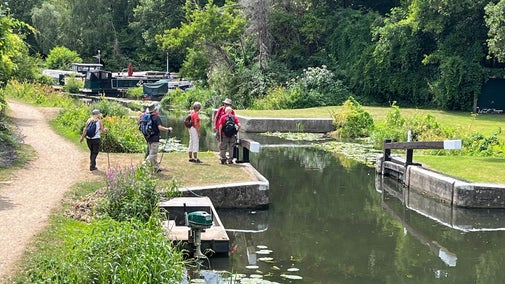 Walks volunteers at Walsham Lock